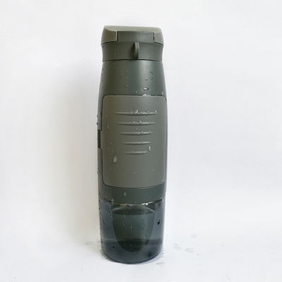 커스텀 로고 야외 활동용 뚜?? 이 있는 750Ml 플라스틱 미니멀리스트 스포츠 물병