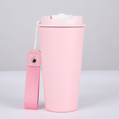 현대 디자인 350ml/500ml 다채로운 커피 머그 휴대용 스테인레스 스틸 물병