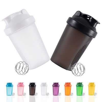 고객 로고 체육관 쉐이커 400ml 600ml 체육관 스포츠 물병 플라스틱 단백질 쉐이커 컵