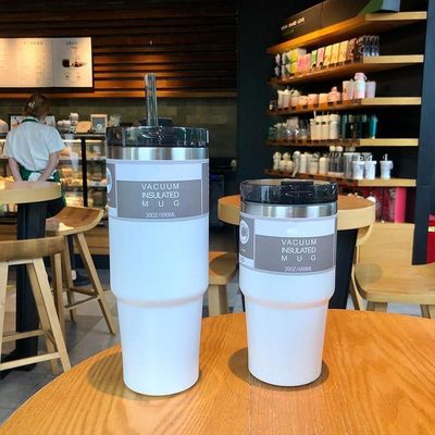 사용자 지정 디자인 20OZ 30OZ 스테인리스 스틸 물병 다채로운 빨대 진공 단열