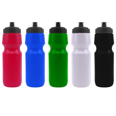 장착 된 PE 플라스틱 700ml 플라스틱 스포츠 물병 자전거를위한 먼지 덮개