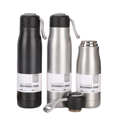 사용자 지정 로고 400ml/500ml 스테인리스 스틸 열병 여행 머그 이중 벽 단열