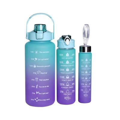 핫 아이 3 인 1 세트 병과 빨대 어린이 학교 2000ml 900ml 300ml 용량