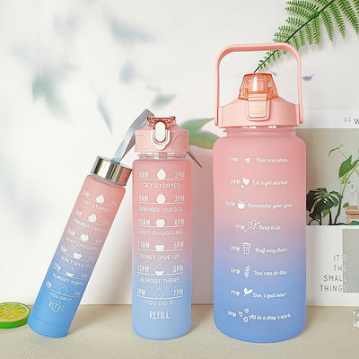 핫 아이 3 인 1 세트 병과 빨대 어린이 학교 2000ml 900ml 300ml 용량