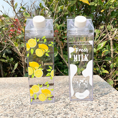 유니섹스 500ml 맑은 플라스틱 물병 끓는 물에 적용