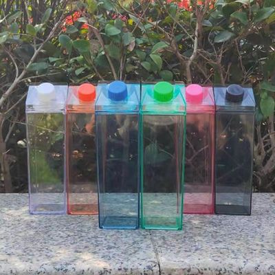 유니섹스 500ml 맑은 플라스틱 물병 끓는 물에 적용