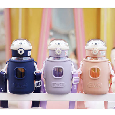 스톡스케이팅 재학 660ml 귀여운 핑크색 플라스틱 트리탄 물병