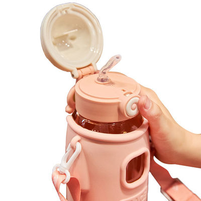 스톡스케이팅 재학 660ml 귀여운 핑크색 플라스틱 트리탄 물병
