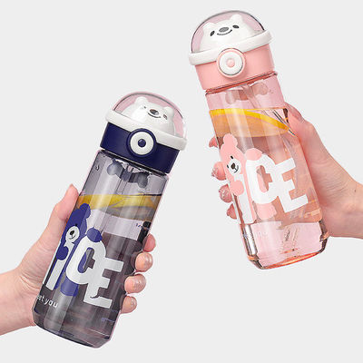 휴대용 환경 친화적 BPA 무료 맑은 트리탄 식용 플라스틱 곰 물병