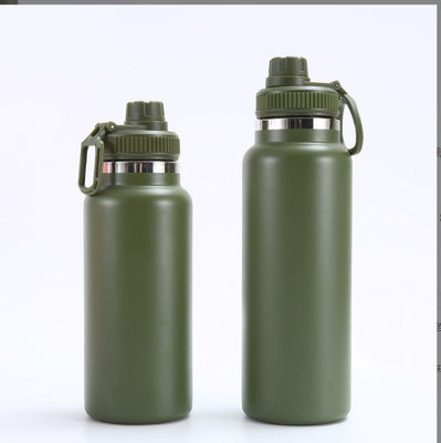 사용자 지정 로고 32oz/1L 미니멀리즘 디자인 스타일 휴대용 스테인레스 스틸 물병
