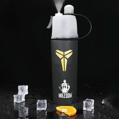 유니섹스 야외 여행 쿨 사이클링 이중 벽 600ml 플라스틱 컵 단열 병