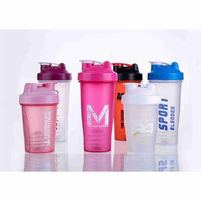 인기가 있는 작은 400 ML 반짝이는 플라스틱 쉐이커 병