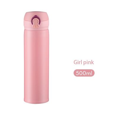 휴대용 누출 방지 테르모스 물병 400ml/500ml 진공 병 용량 테르모스