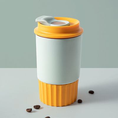 밀폐 된 뚜?? 과 함께 고립 된 재사용 커피 컵 350 ml 휴대용 스테인레스 스틸 머그