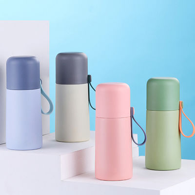 280ml/500ml 304 스테인리스 스틸 단순 휴대용 미니 샷 테르모스 병 로프