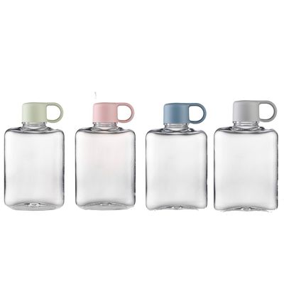 사용자 지정 로고 허용 500ML 360ML 정사각형 모양 정사각형 야외 스포츠용 물병