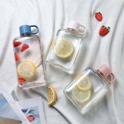 사용자 지정 로고 허용 500ML 360ML 정사각형 모양 정사각형 야외 스포츠용 물병