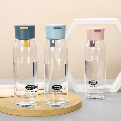550ml Bpa 무료 플라스틱 누출 방지 뚜?? 재사용 음료 트리탄 물병 달리기 이상