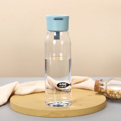 550ml Bpa 무료 플라스틱 누출 방지 뚜?? 재사용 음료 트리탄 물병 달리기 이상