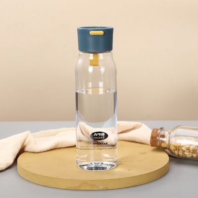550ml Bpa 무료 플라스틱 누출 방지 뚜?? 재사용 음료 트리탄 물병 달리기 이상
