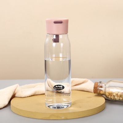550ml Bpa 무료 플라스틱 누출 방지 뚜?? 재사용 음료 트리탄 물병 달리기 이상