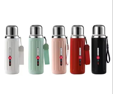 핫 커스텀 로고 600ml 스테인리스 스틸 테르모스 컵 학생 및 야외에 적합