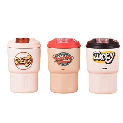 사용자 지정 로고 350ml 스테인리스 스틸 컵 휴대 여행 물병 학생 선물