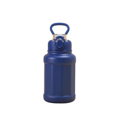 야외 스포츠 스테인리스 스틸 진공 테르모스 컵 700ml 큰 용량과 빨대
