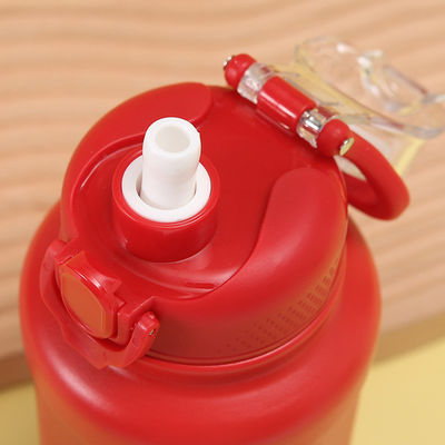 야외 스포츠 스테인리스 스틸 진공 테르모스 컵 700ml 큰 용량과 빨대