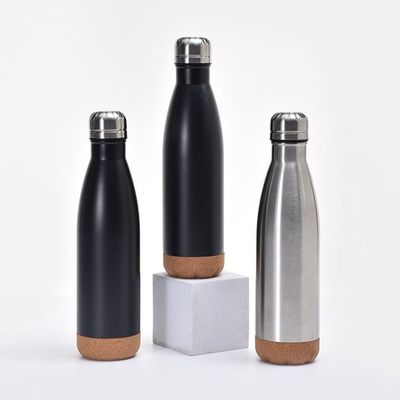 여행 및 스포츠용 500ml 용량의 스테인리스 스틸 듀얼 진공 음료 병