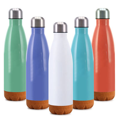 여행 및 스포츠용 500ml 용량의 스테인리스 스틸 듀얼 진공 음료 병