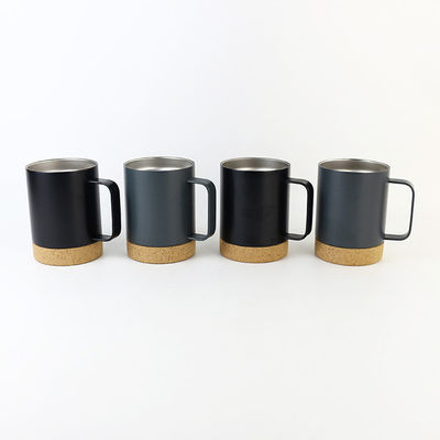스타일리시한 스테인리스 오피스 커피 머그 12oz/16oz 코크 바닥과 손잡이