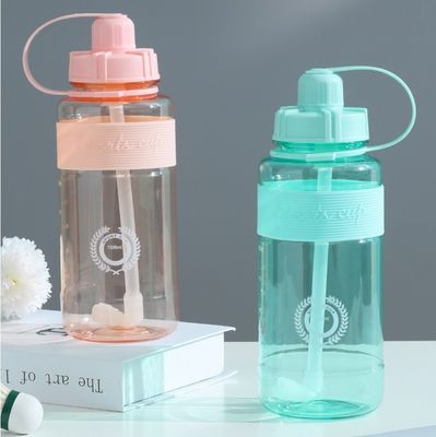 유니섹스 다이렉트 음주 1000ml BPA 무료 트리탄 동기 부여 체육관 시간 표시기와 플라스틱 물병