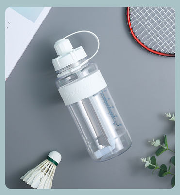 유니섹스 다이렉트 음주 1000ml BPA 무료 트리탄 동기 부여 체육관 시간 표시기와 플라스틱 물병