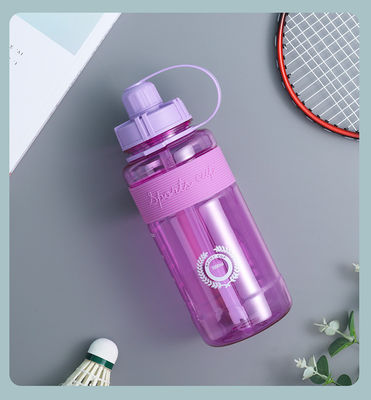 유니섹스 다이렉트 음주 1000ml BPA 무료 트리탄 동기 부여 체육관 시간 표시기와 플라스틱 물병