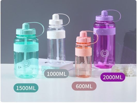 유니섹스 다이렉트 음주 1000ml BPA 무료 트리탄 동기 부여 체육관 시간 표시기와 플라스틱 물병
