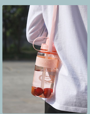 유니섹스 다이렉트 음주 1000ml BPA 무료 트리탄 동기 부여 체육관 시간 표시기와 플라스틱 물병