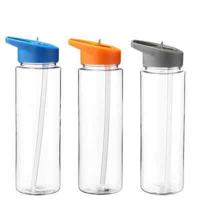 야외활동 필수 750ml AS/SK 재료 플립 스트라와 함께 플라스틱 물병