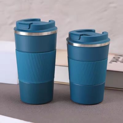 스테인리스 스틸 380ml/510ml 단열 여행 및 뜨거운 커피를위한 이중 벽 진공 컵