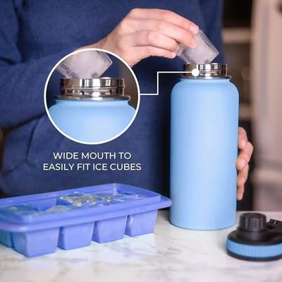 32oz 스테인레스 스틸 듀플 벽 단열 스포츠 병 학생 휴대용