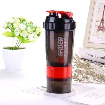 유니섹스 사용자 지정 로고 500ml Bpa 무료 쉐이커 병 PP 밀크 쉐이크 컵 단백질 파우더 피트니스 체육관 스포츠 물병 혼합 공