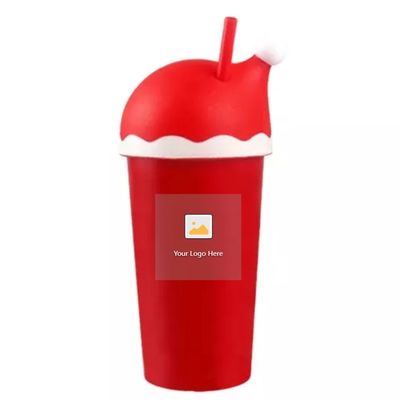 20 OZ 크리스마스 커피 머그 600ML 럭셔리 사용자 지정 로고 노벨티 빨대 컵 크리스마스