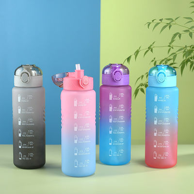 32Oz 1000ML 동기 운동 물병 플립 톱 누출 방지 뚜?? 가 휴대용