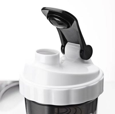 500ml 3층 플라스틱 체육관 피트니스 단백질 쉐이커 야외 스포츠용 물병