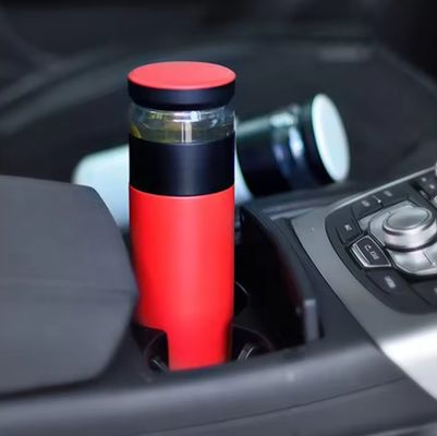 500ml 분리 필터 스테인리스 스틸 진공 유리 병 단열 휴대용 차잔