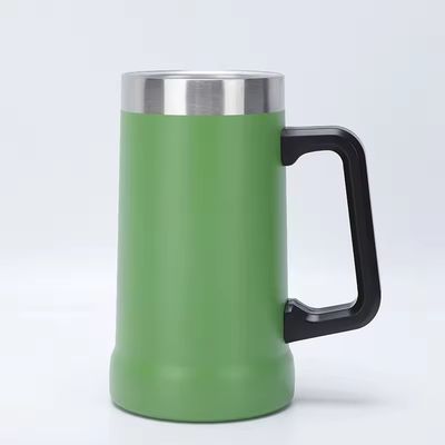 710ml 용량 개인용 손잡이와 함께 넓은 입 스테인리스 스틸 단백질 쉐이커