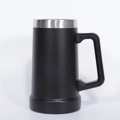 710ml 용량 개인용 손잡이와 함께 넓은 입 스테인리스 스틸 단백질 쉐이커