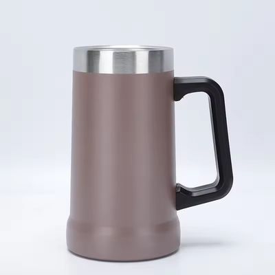 710ml 용량 개인용 손잡이와 함께 넓은 입 스테인리스 스틸 단백질 쉐이커