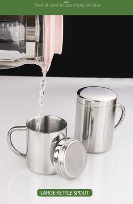 사용자 정의 가능한 304 스테인레스 스틸 물병 손잡이 및 뚜?? 210ml / 300ml / 400ml 직접