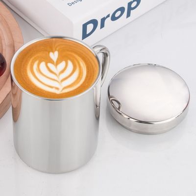 300ml 400ml 이중 벽 스테인레스 스틸 맥주 컵 사용자 지정 인쇄 로고와 핸들